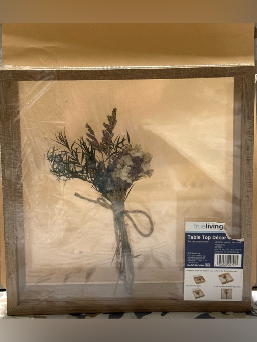 Rustic Bouquet Table Top Décor in Brown